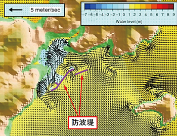 佐賀関漁港を対象としたL2津波の予測