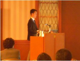 発表の様子（吉野大介）