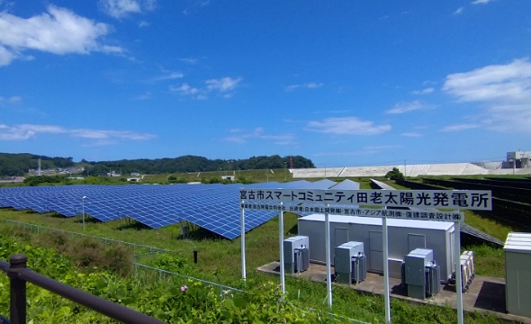 太陽光発電所（岩手県宮古市）