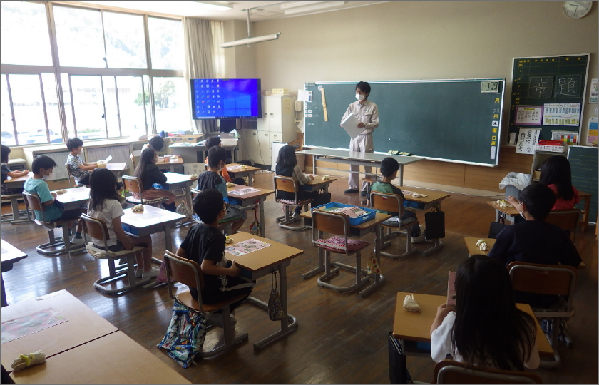 生物多様性に関連するボランティア活動＜小学校3年生環境学習の講師を務めました＞