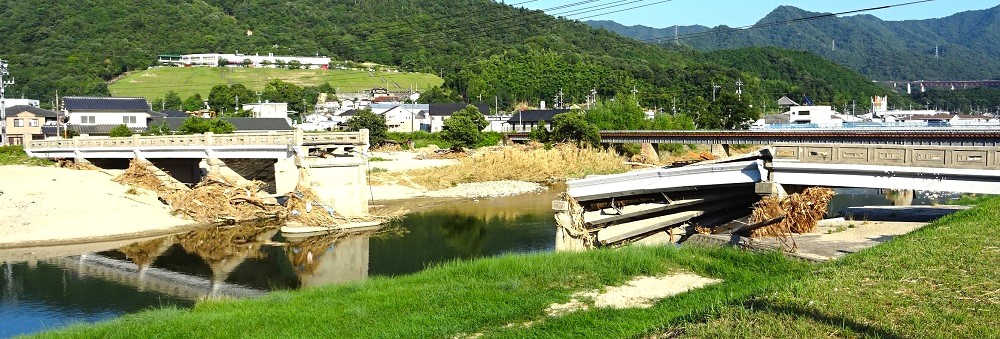 被災直後（広島県内）