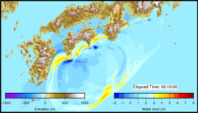 南海トラフ巨大地震による被害予測のための津波シミュレーション