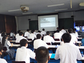 南海トラフ巨大地震に向けた高等学校での授業（愛媛県内）