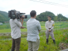 ダルマガエルの保護活動が広島テレビで放映