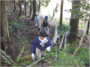 「ハチゴロウの戸島湿地」整備の一環として、竹刈りや環境学習などに参加しました