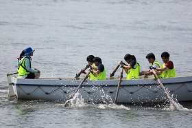 3レース風景（FGEX 空間・河川砂防ブルゾンきゃおりwithべー）